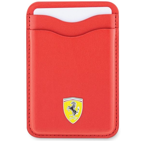 Ferrari pénztárcával kártyatartóval FEWCMRSIR piros MagSafe bőr 2023 kollekció tok