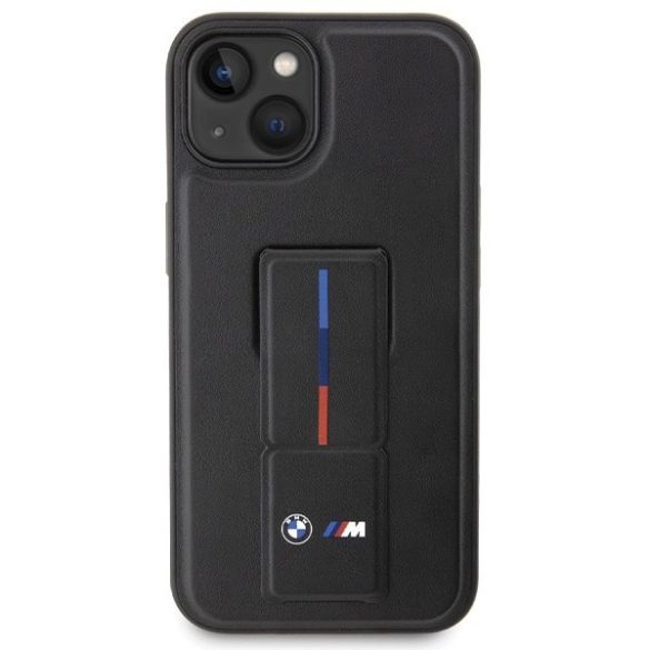 Etui BMW BMHCP15S22GSLK iPhone 15 / 14 / 13 6.1" fekete keménytok Grip Hot Stamp