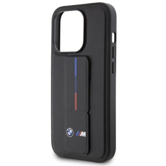 Etui BMW BMHCP15L22GSLK iPhone 15 Pro 6.1" fekete kemény tok Grip Hot Stamp