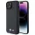 BMW BMHCP15M22PTDK iPhone 15 Plus 6,7" fekete bőr bélyegző Tricolor tok