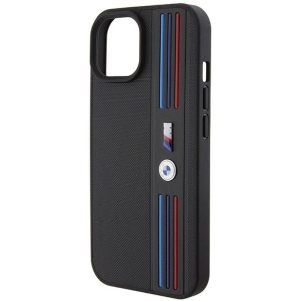 BMW BMHCP15S22PPMK iPhone 15 / 14 / 13 6,1" fekete Tricolor M Collection tok