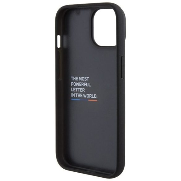 BMW BMHCP15S22PPMK iPhone 15 / 14 / 13 6,1" fekete Tricolor M Collection tok