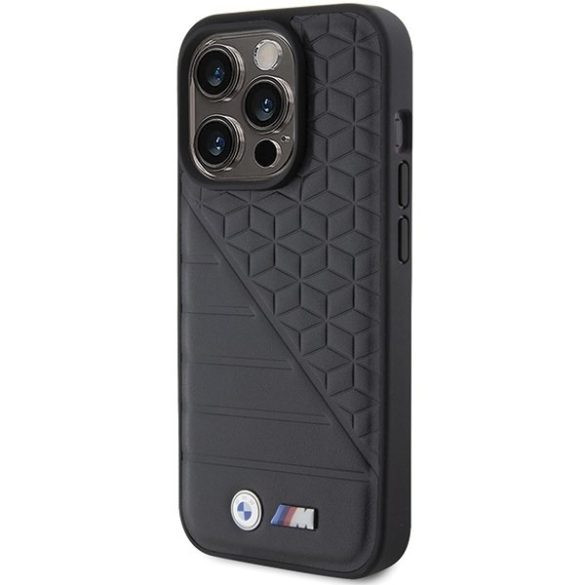 BMW BMHCP15X22PMGK iPhone 15 Pro Max 6.7" fekete keménytok Bi mintás tok