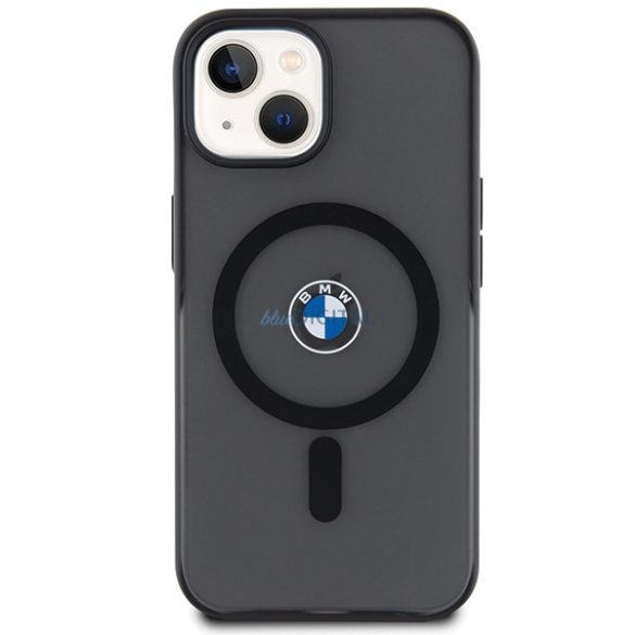 BMW BMHMP15MDSLK iPhone 15 Plus / 14 Plus 6.7" fekete keménytok IML Signature MagSafe