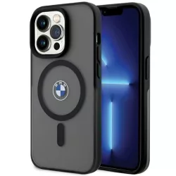   BMW BMHMP15LDSLK iPhone 15 Pro 6.1" fekete keménytok IML Signature MagSafe IML aláírása