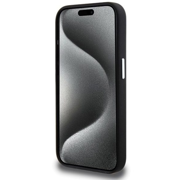 BMW BMHMP15XSILBK2 iPhone 15 Pro Max 6.7" fekete Signature folyékony Silicone MagSafe szignatúra tok