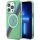 BMW BMHMP15LHDTN iPhone 15 Pro 6.1" zöld keménytok M Tricolor Stripes MagSafe tok