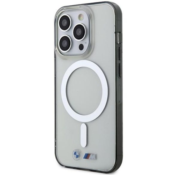 BMW BMHMP15LHCRS iPhone 15 Pro átlátszó MagSafe keménytok