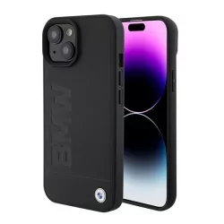   BMW BMHMP15SSLLBK iPhone 15 6.1" fekete Magsafe keménytok Signature Collection Logo