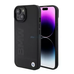   BMW BMHMP15SSLLBK iPhone 15 6.1" fekete Magsafe keménytok Signature Collection Logo