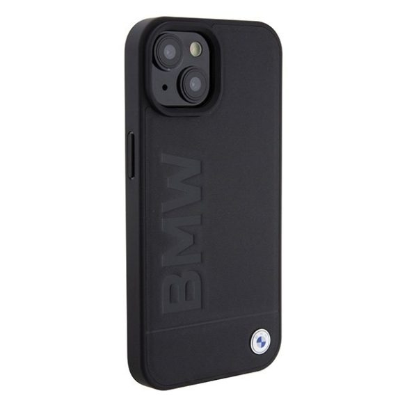 BMW BMHMP15SSLLBK iPhone 15 / 14 / 13 6.1" fekete Magsafe keménytok Signature Collection Logo 