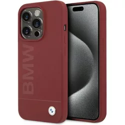   BMW BMHMP15LSLBLBLRE iPhone 15 Pro 6.1" piros keménytok szilikon Big Logo MagSafe nagy logóval