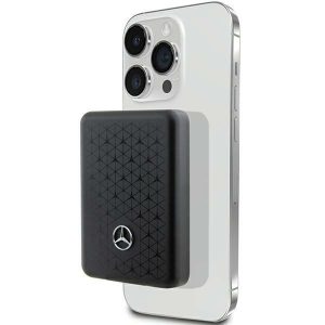 Mercedes Powerbank MEPB5KMESTK 15W 5000mAh fekete MagSafe 15W 5000mAh