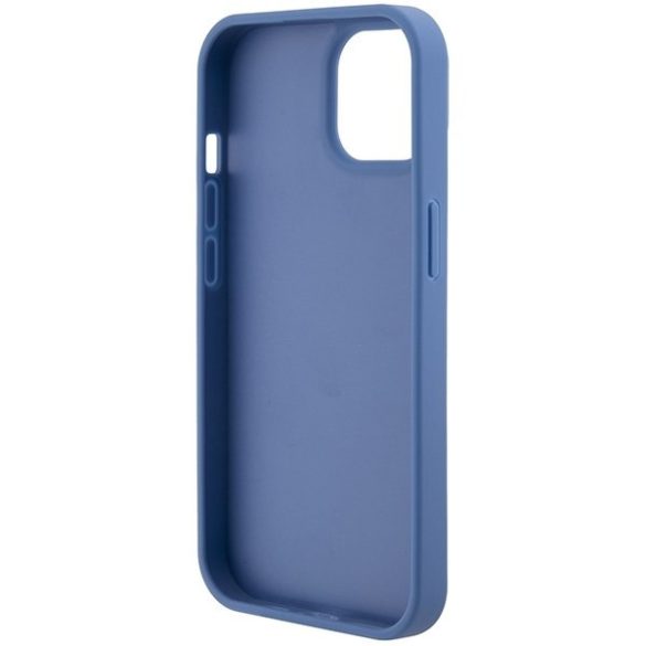 Guess GUHCP15SP4TDSCPB iPhone 15 / 14 / 13 6.1" kék keménytok Crossbody 4G fém logo
