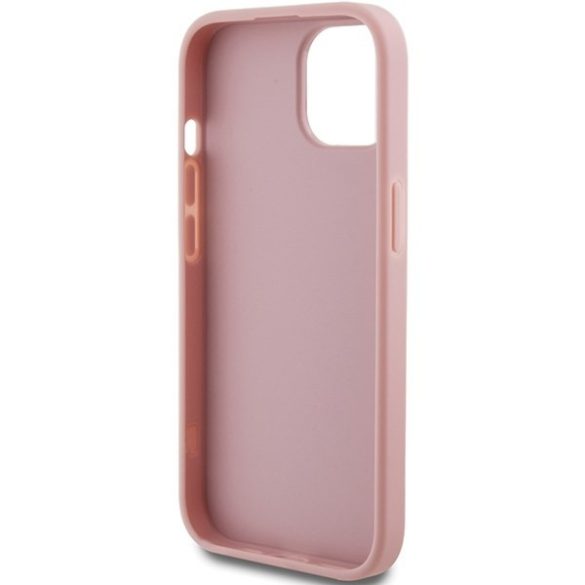 Guess GUHCP15MHG4SGP iPhone 15 Plus / 14 Plus 6.7" rózsaszín keménytok Glitter Script Big