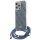 Guess GUHCP15XHC4SEB iPhone 15 Pro Max 6.7" kék keménytok Crossbody Crossbody Cord 4G nyomtatás Guess GUHCP15XHC4SEB iPhone 15 Pro Max 6.7" kék keménytok Crossbody Crossbody Cord 4G nyomtatás