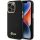 Guess GUHCP15XSMBSLK iPhone 15 Pro Max 6.7" fekete keménytok szilikon script fém logó és keret