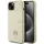 Guess GUHCP15MPS4DGPD iPhone 15 Plus 6.7" arany keménytok strasszos fém logóval