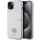 Guess GUHCP15MPS4DGPS iPhone 15 Plus 6.7" ezüst keménytok strasszos fém logóval