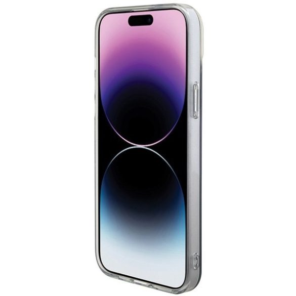 Guess GUHMP15LHITSK iPhone 15 Pro 6.1" fekete keménytok IML irizáló MagSafe IML Iridescent