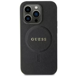   Guess GUHMN61PSAHMCK iPhone 11  6.1" fekete keménytok Saffiano MagSafe Saffiano