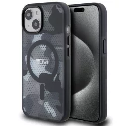   Tumi TUHMP15STCAMK Frosted Camo Print MagSafe-kompatibilis tok iPhone 15 - fekete