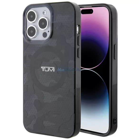 Tumi TUHMP15LDLCAG Camo Print MagSafe-kompatibilis tok iPhone 15 Pro - szürke