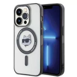   Karl Lagerfeld KLHMP15LHCHNOTK iPhone 15 Pro 6.1" átlátszó keménytok IML Choupette's Head MagSafe IML Choupette's Head MagSafe