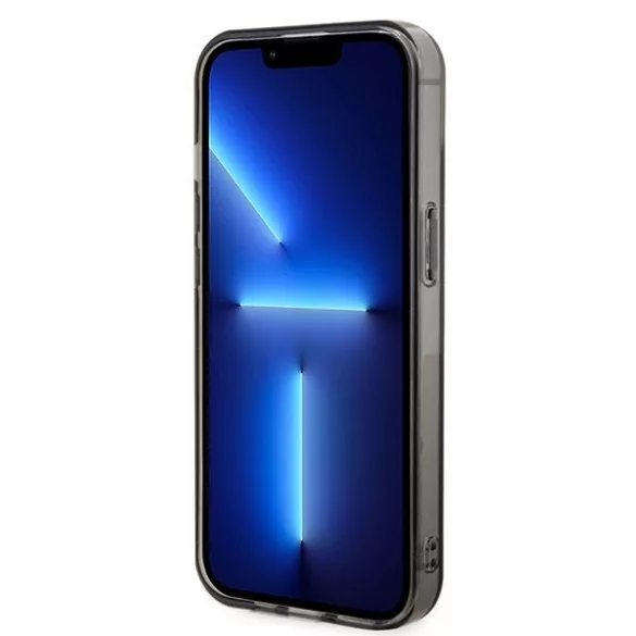 Karl Lagerfeld KLHMP14SHFCKNOK iPhone 14 6.1" fekete / fekete keménytok IML Ikonik MagSafe