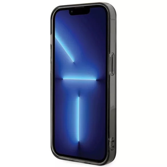 Karl Lagerfeld KLHMP14LHFCKNOK iPhone 14 Pro 6.1" fekete keménytok IML Ikonik MagSafe