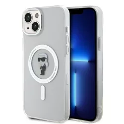   Karl Lagerfeld KLHMP15MHFCKNOT iPhone 15 Plus 6.7" átlátszó keménytok IML ikonikus MagSafe