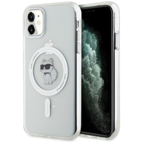 Karl Lagerfeld KLHMN61HFCCNOT MagSafe keménytok iPhone 11 - átlátszó