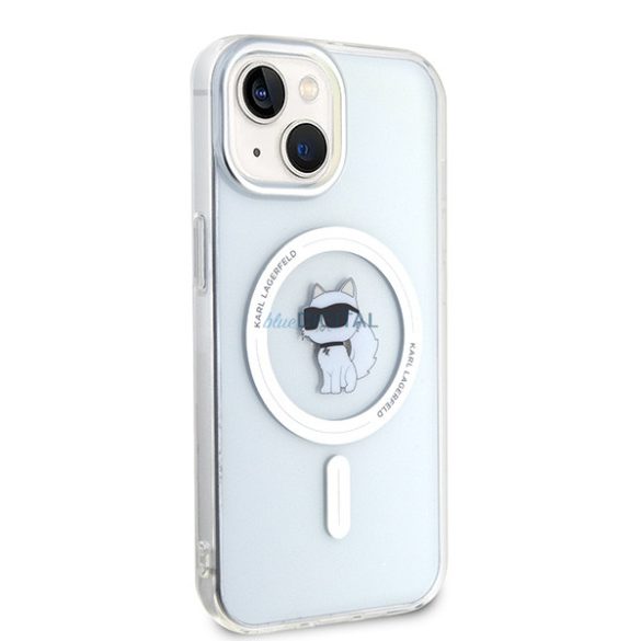 Karl Lagerfeld KLHMP15SHFCCNOT iPhone 15 / 14 / 13 6.1" átlátszó keménytok IML Choupette MagSafe