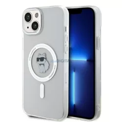   Karl Lagerfeld KLHMP15MHFCCNOT iPhone 15 Plus 6.7" átlátszó keménytok IML Choupette MagSafe