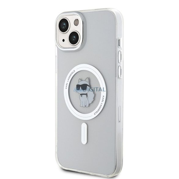 Karl Lagerfeld KLHMP15MHFCCNOT iPhone 15 Plus / 14 Plus 6.7" átlátszó keménytok IML Choupette MagSafe