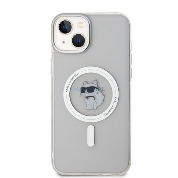 Karl Lagerfeld KLHMP15MHFCCNOT iPhone 15 Plus / 14 Plus 6.7" átlátszó keménytok IML Choupette MagSafe