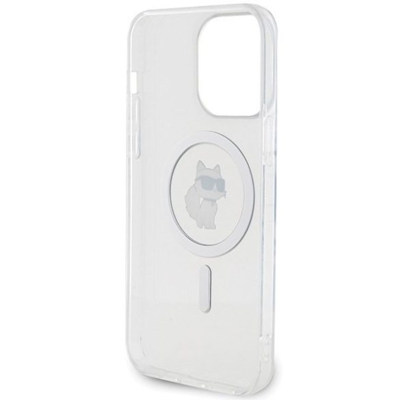Karl Lagerfeld KLHMP15XHFCCNOT iPhone 15 Pro Max 6,7" átlátszó keménytok IML Choupette MagSafe