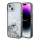 Karl Lagerfeld KLHCP15SLKCNSK iPhone 15 6.1" átlátszó keménytok folyékony csillámos Choupette