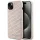 Karl Lagerfeld KLHCP15MPQKPMP iPhone 15 Plus 6.7" rózsaszín keménytok steppelt K minta