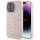 Karl Lagerfeld KLHCP15XPQQKPPMP iPhone 15 Pro Max 6.7" rózsaszín keménytok steppelt K mintával