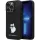 Karl Lagerfeld KLHCP14XSMHCNPK iPhone 14 Pro Max 6.7" fekete/barna keménytok szilikon C fém kitűző