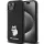 Karl Lagerfeld KLHCP15MSMHCNPK iPhone 15 Plus 6.7" fekete szilikon Choupette fém kitűzős tok