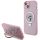 Karl Lagerfeld KLHMP15SHMRSKCP iPhone 15 / 14 / 13 6.1" rózsaszín keménytok gyűrűs állvány Karl&Choupettte MagSafe