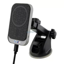   BMW indukciós töltő/tartó BMMWCCMPGPK 15W műszerfalra fekete MagSafe M Edition