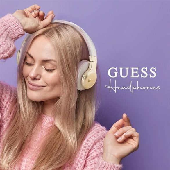 Guess Bluetooth fejhallgató GUBH604GEMP rózsaszín 4G Script