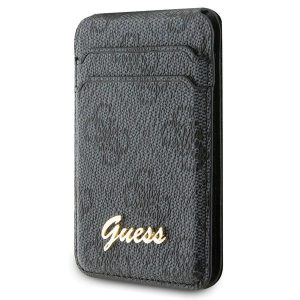 Guess pénztárcával kártya foglalatos állvány GUWMSHG4SHK fekete MagSafe 4G Classic Logo tok