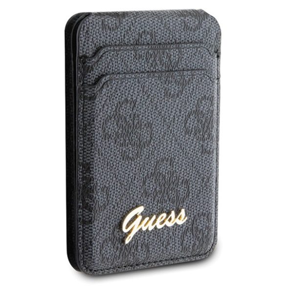 Guess pénztárcával kártya foglalatos állvány GUWMSHG4SHK fekete MagSafe 4G Classic Logo tok