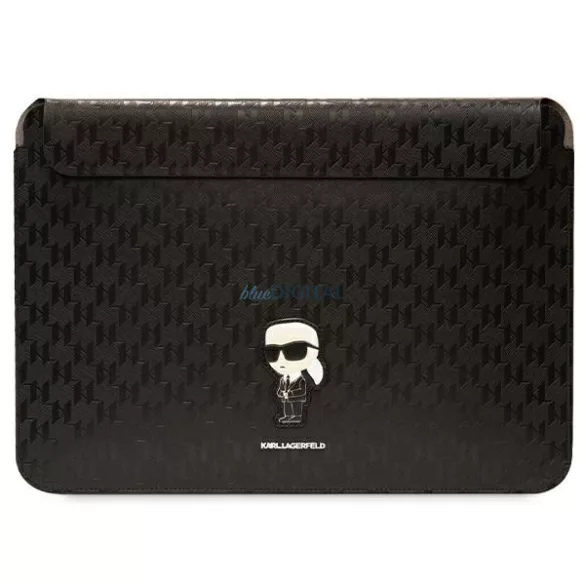 Karl Lagerfeld tok KLCS16SAKHPKK 16" fekete saffiano monogram ikonikus