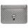Karl Lagerfeld tok KLCS14SAKHPKG 14" ezüst Saffiano Monogram ikonikus 14" saffiano/ezüst