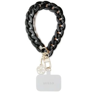 Guess GUOUCBMC4MK Universal nagy csuklópánt fekete akril 4G Charm tok